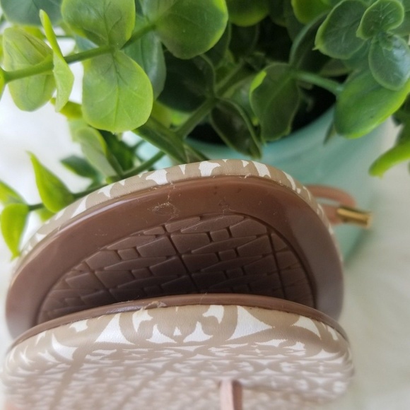 Kate Spade Mistic Bow Flat Thong Sandal Pink Tan - Picture 6 of 6